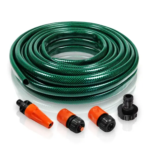 Watering hose 3/4 Economic with nozzle set
