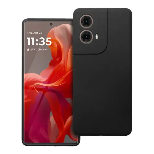Case SILICONE 2mm for MOTOROLA G85 5G black