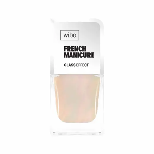 Wibo, French Manicure, Glass Effect, Nail Polish, 10, 8.5 ml
