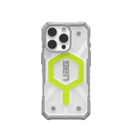 UAG Pathfinder Clear Magsafe iPhone 16 Pro Case Compatible with MagSafe - Green
