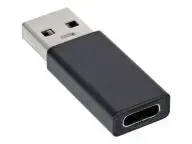 USB InLine Adapter USB-C - USB Black (35810)