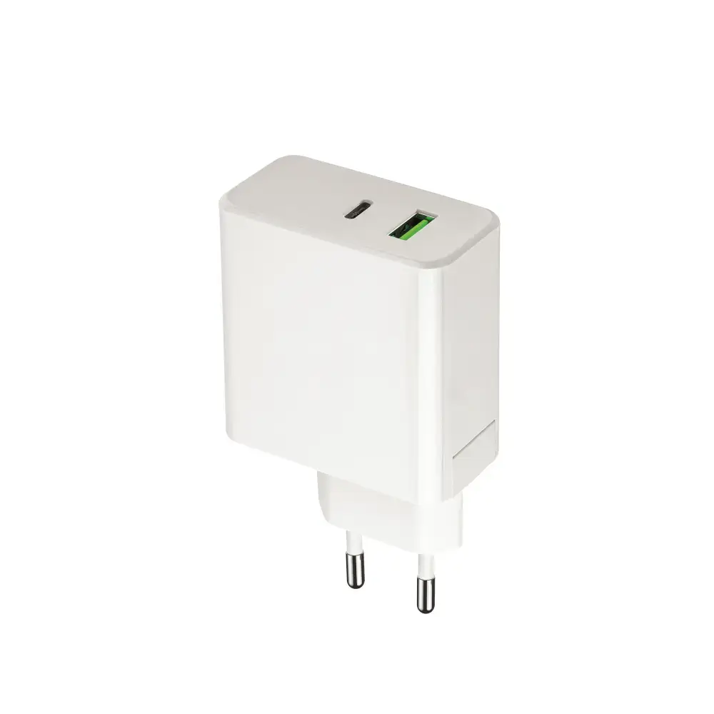 Setty LSI-01 tīkla lādētājs | 45W | PD, QC | USB-A, USB-C | balts