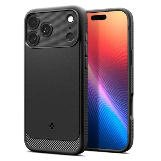 Spigen Rugged Armor Mag чехол с поддержкой MagSafe для телефона iPhone 17 Pro черный