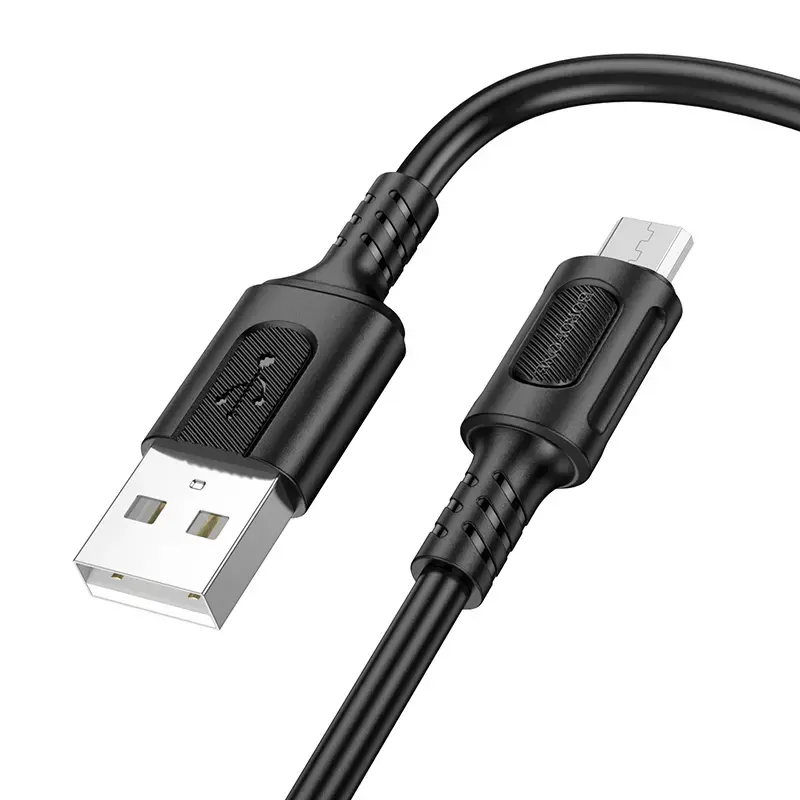 Borofone BX111 Feliz data transfer and charging cable | USB-A to Micro USB | 12W | 1m | black
