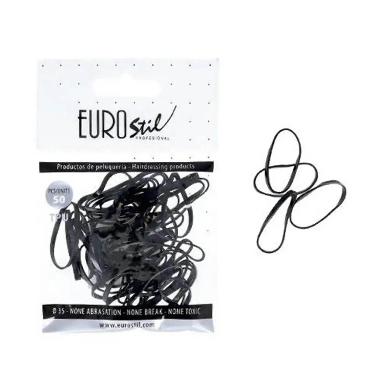EUROSTIL Hair Black Elastic Band Bag