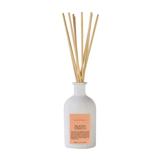 The Olphactory, Silken Tobacco, Fragrance Sticks, Aroma Reed Diffuser, 250 ml