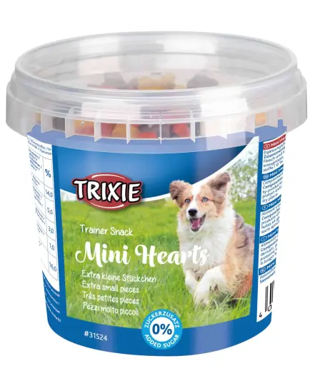 Gardums suniem : Trixie Trainer Snack Mini Hearts 200g