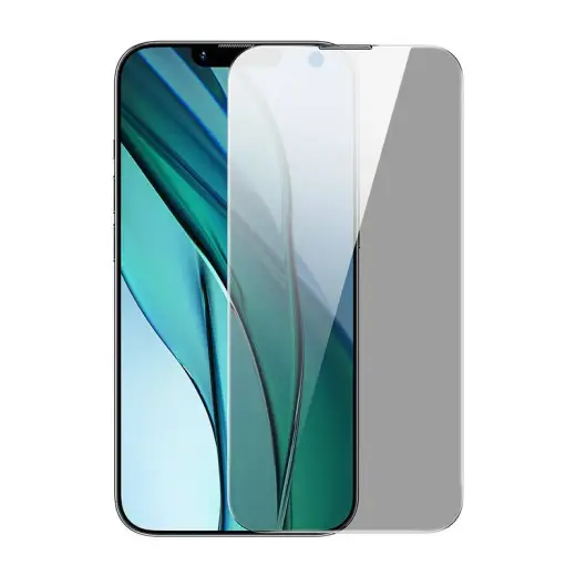 Baseus Crystal Tempered Glass Dust-proof with Privacy Filter 0.3mm for iPhone 14 Plus|13 Pro Max (1pc)