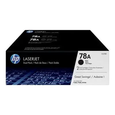 HP (CE278AD) No 78A HP78A HP 78A Dual Pack Black Schwarz Cartridge (CE278AD)
