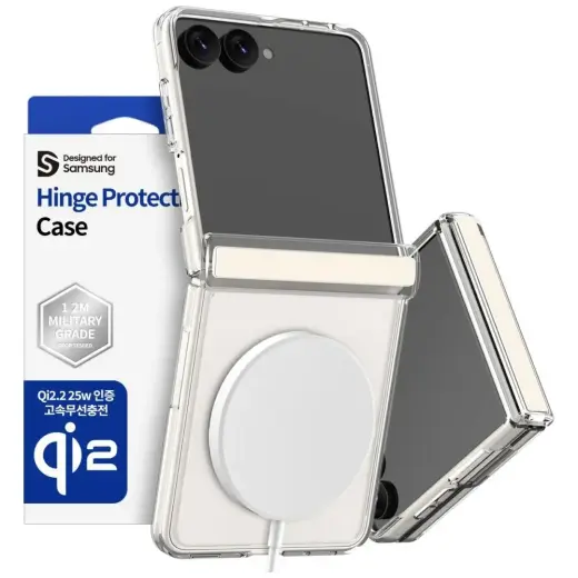 Araree Duple 360 M telefoni ümbris MagSafe toega Samsung Galaxy Z Flip 8 (F776) valge