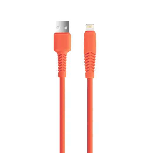 Setty KSA-L-1.5210 data transfer and charging cable | USB-A to Lightning | 10.5W | 1.5m | orange