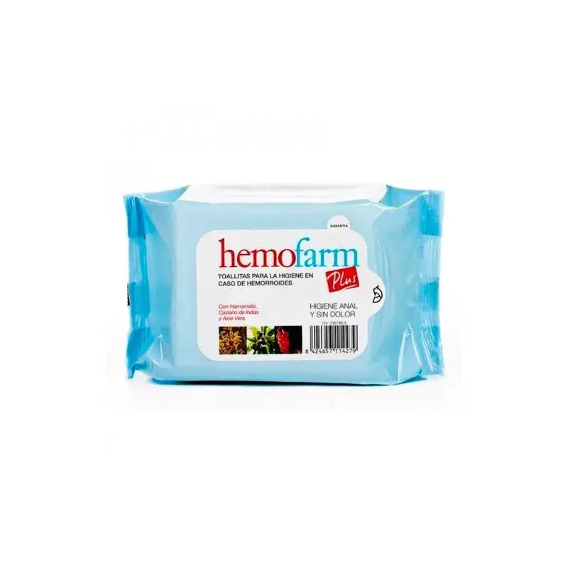 Hemofarm Plus Wet Wipes 20 Envelopes