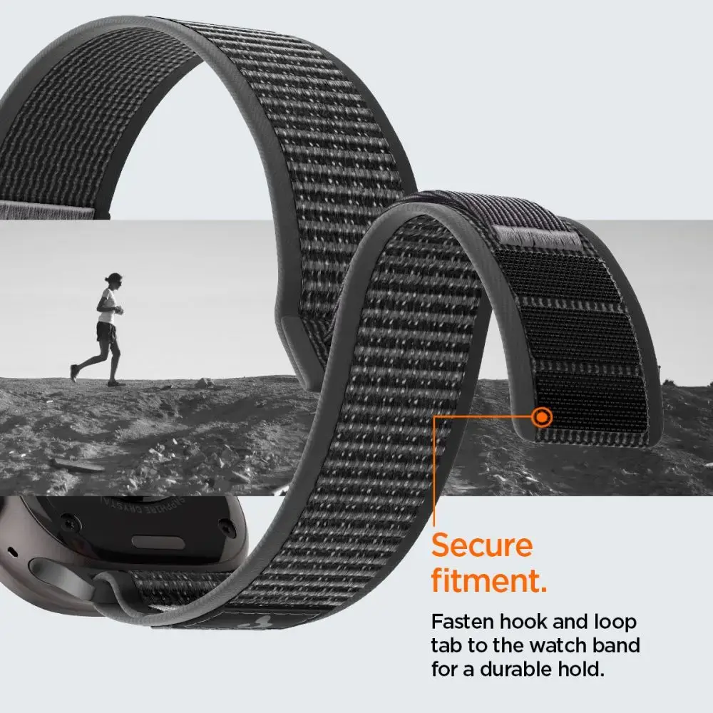 SPIGEN ATHLEX AIR 2 APPLE WATCH 8 / 9 / 10 / 11 / SE / ULTRA (44 / 45 / 46 / 49 MM) ACTIVE BLACK / GREY
