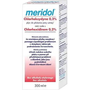 Meridol Mouthwash Chlorhexidin 0,2% - chlorhexidine mouthwash 300ml