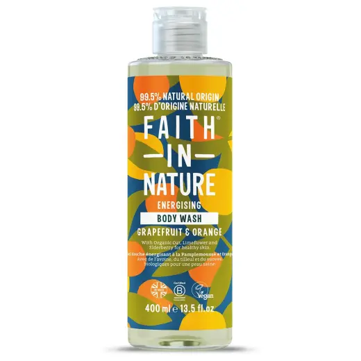 Faith In Nature, Grapefruit & Orange, Cleansing & Refreshing, Body Wash, 400 ml