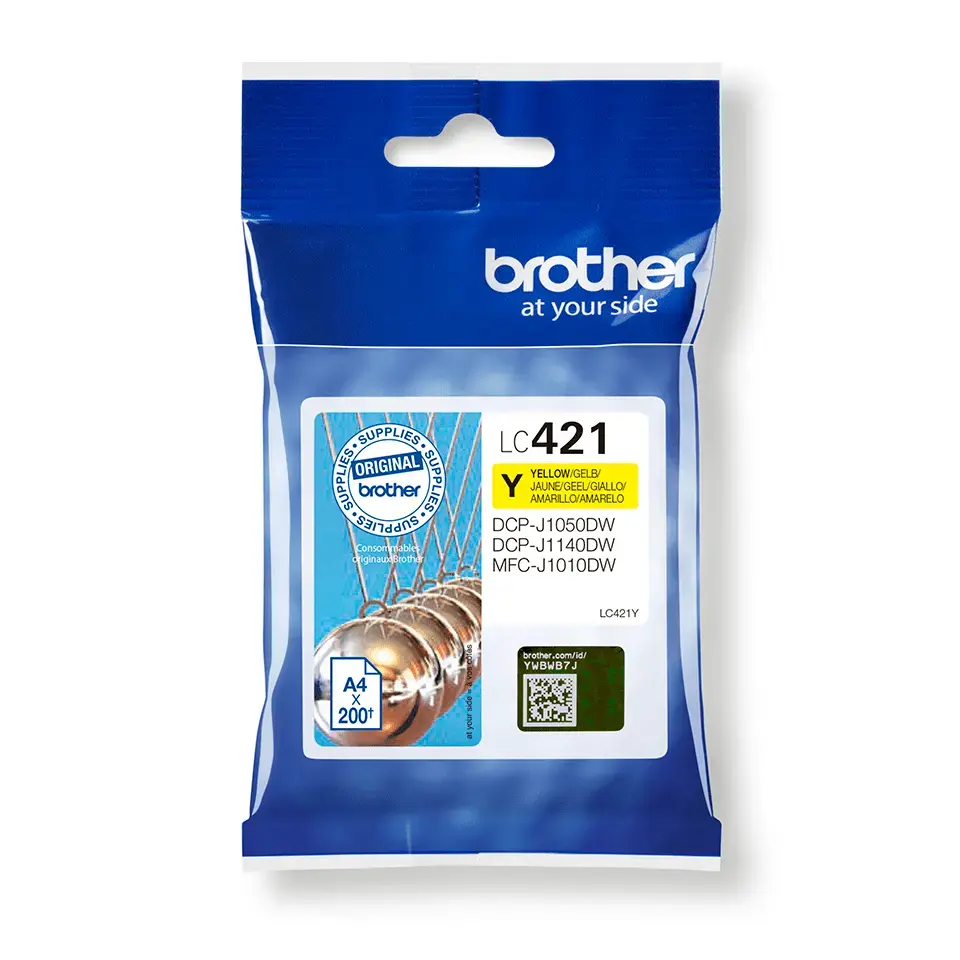 BROTHER LC-421Y ink cartridge 1 pc(s)