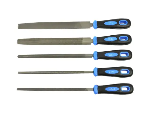 5-piece Set of Coarse Files 200mm