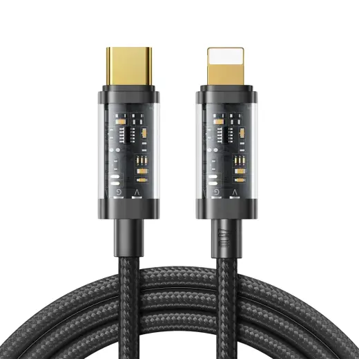 Joyroom S-CL020A12 datu pārraides un uzlādes vads | USB-C uz Lightning | 20W | 1.2m | melns