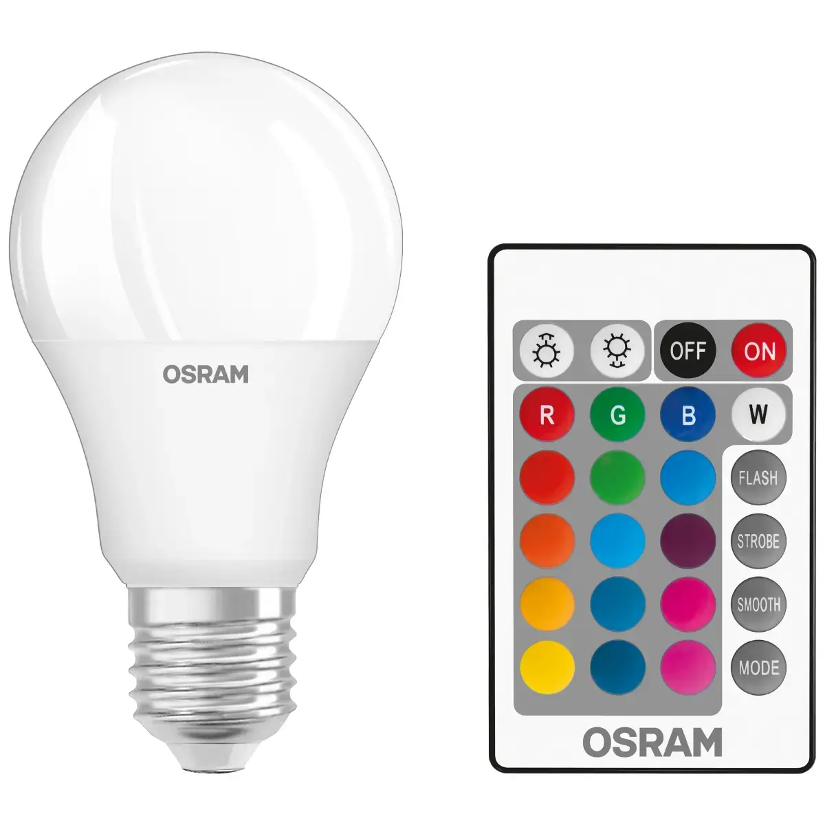 LED spuldze RGB ST CLAS A 9.4W E27 Osram