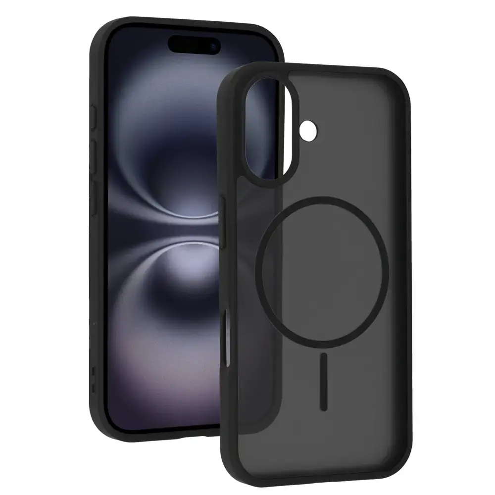 Magmat Slim maciņš telefonam iPhone 16 melns