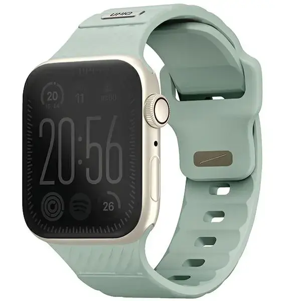 UNIQ Stride viedpulksteņa siksniņa priekš Apple Watch (38/40/41 mm) | silikons | piparmētru/ledus