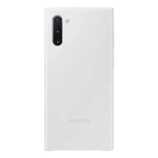 Samsung EF-VN970LWEGWW ādas maciņš telefonam Samsung Galaxy Note 10 (N970) balts