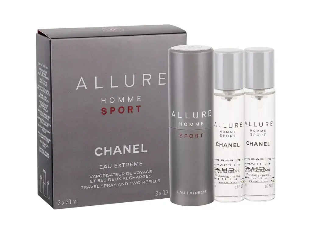 Chanel Allure Homme Sport Eau Extreme Twist and Spray Eau de Toilette 3x20 ml