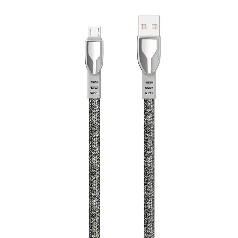 Dudao L3PROM data transfer and charging cable | USB-A to Micro USB | 25W | 1m | gray