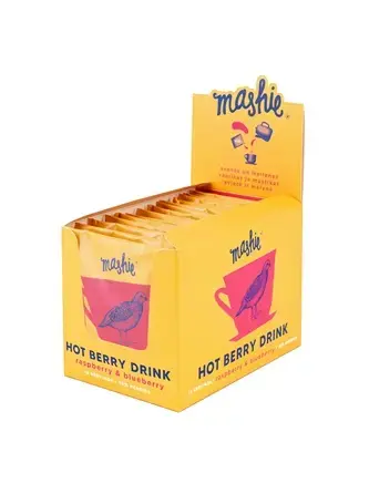Karstais dzēriens MASHIE Aveņu, melleņu, 15x40ml
