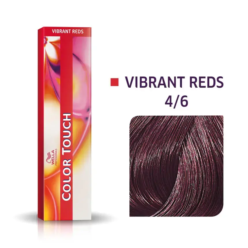 Wella Professionals, Color Touch, Ammonia-Free, Semi-Permanent Hair Dye, 4/6 Medium Violet Brown, 60 ml