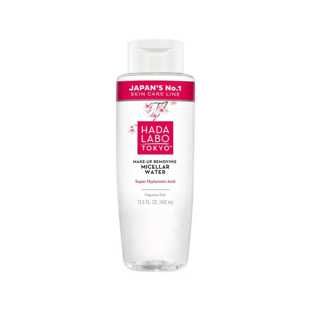 Hada Labo Tokyo, Hada Labo, Hyaluronic Acid, Makeup Removing, Micellar Water, For All Skin Types, 400 ml