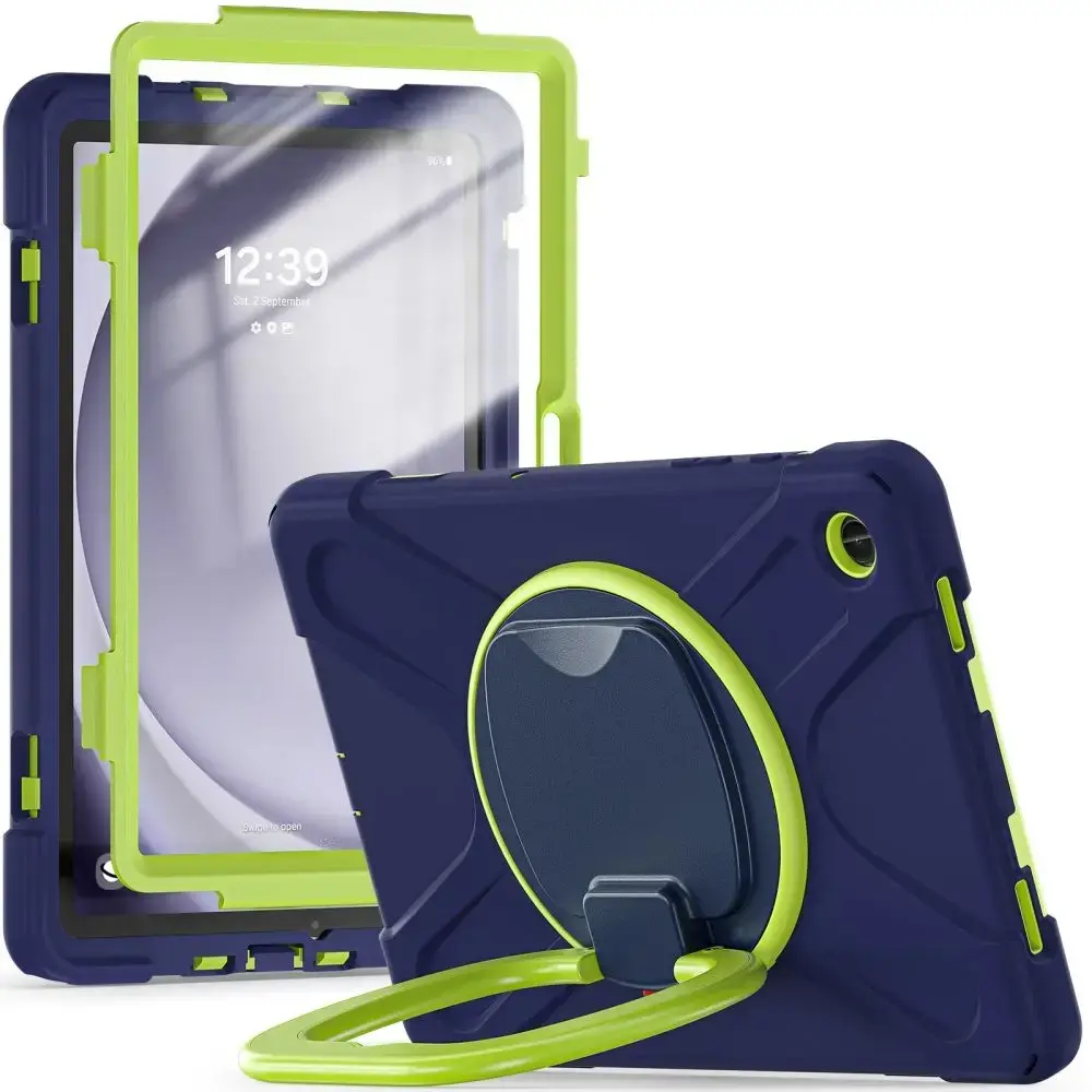 Tech-Protect X-Armor case for Samsung Galaxy Tab A9+ 11" X210 | X215 | X216 - navy blue and green