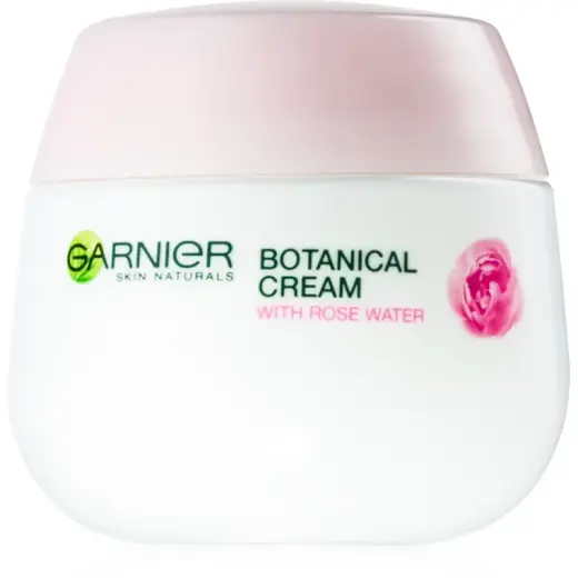 Moisturizing Cream with Rose Water for Dry and Sensitive Skin Botanical Cream 50 Ml