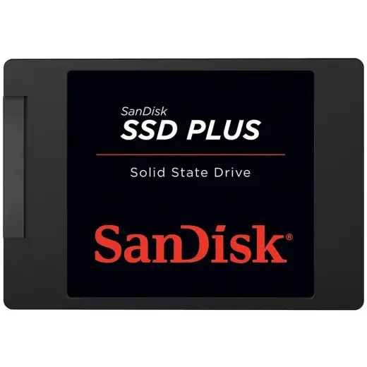 SANDISK SSD PLUS 480GB - 2.5” SATA SSD, up to 535MB/s Read and 445MB/s Write speeds