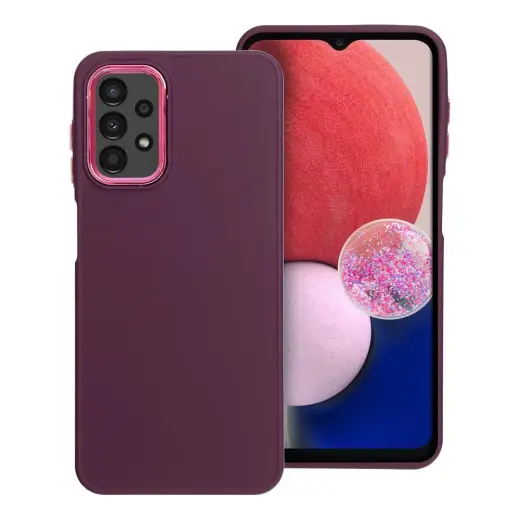 Frame telefono dėklas Samsung Galaxy A13 4G (A135) violetinis