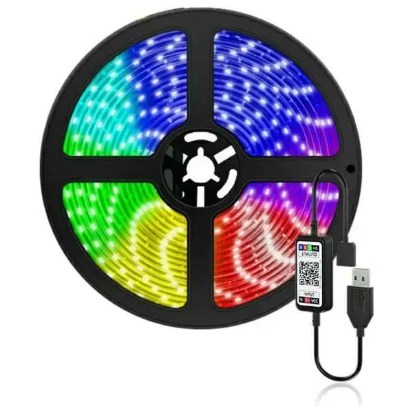 RGB LED strip with Bluetooth controller 5m XTRIKE ME HT-5050 B5