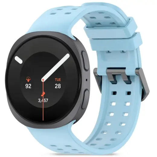 Tech-Protect Silicone Air išmaniojo laikrodžio dėklas Samsung Galaxy Watch 8/9/Classic (40/44/46 mm) | mėlynas