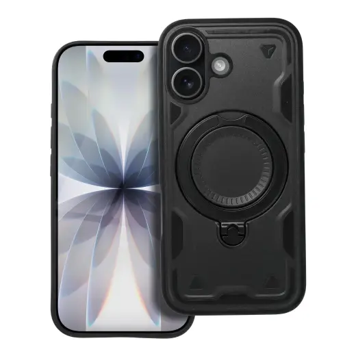 FROST ARMOR telefono dėklas iPhone 17 juodas