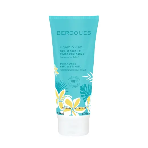 Parfums Berdoues, Monoi & Tiare, Hydrating, Shower Gel, For All Skin Types, 200 ml