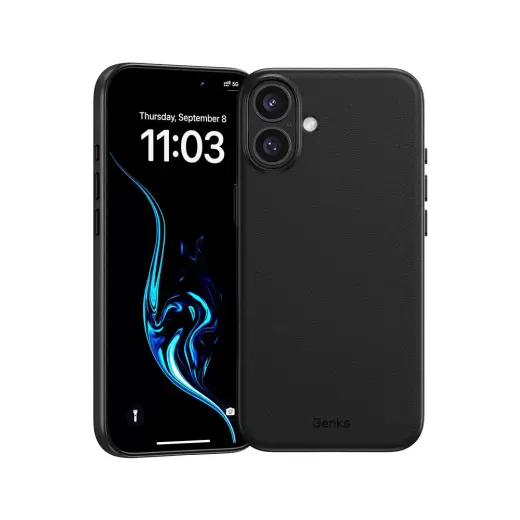 Benks Magnetic Vita Pro чехол для телефона iPhone 16 чёрный