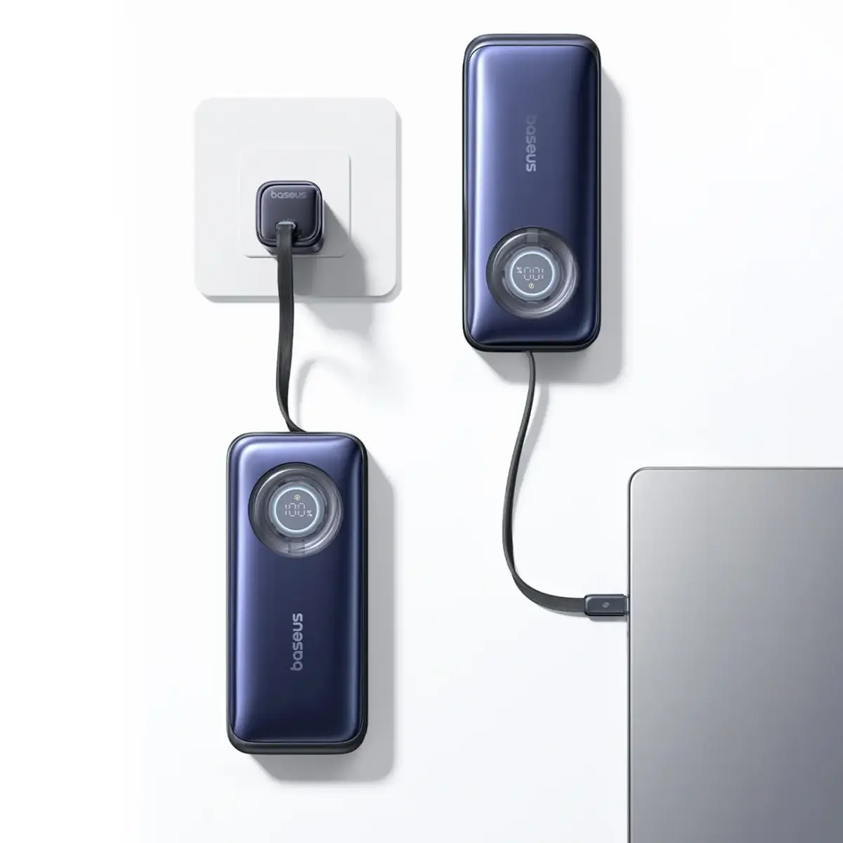 Baseus EnerCore CR11 ārējais akumulators (powerbank) | 20 000 mAh | 100W | USB-C | melns