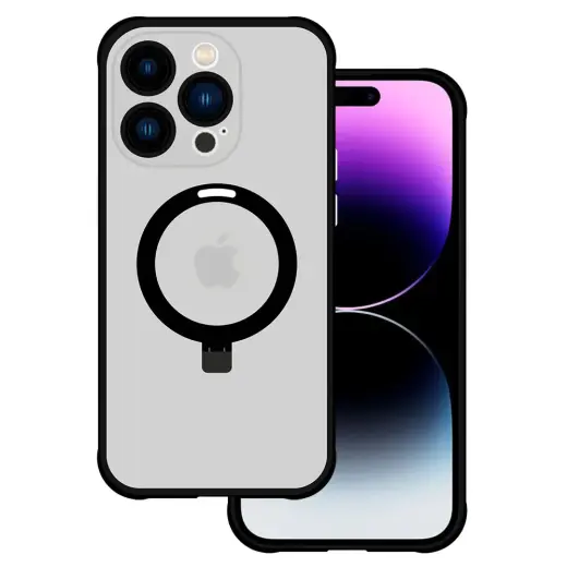 Tel Protect Magical telefoni ümbris alusega ja MagSafe toega iPhone 15 Plus must