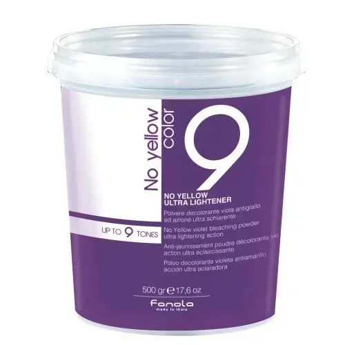 Fanola Color No Yellow 9 Tone Bleaching Powder - 500g