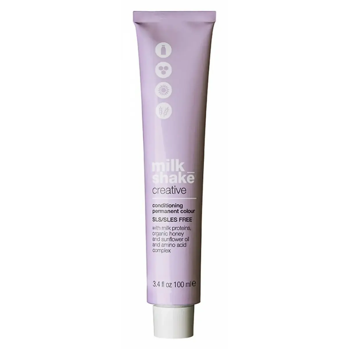 Milk Shake, Creative, SLS/SLES-Free, Permanent Hair Dye, 44N Medium Brown, 100 ml
