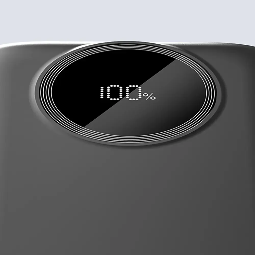 Dudao K13 10000mAh Powerbank with Built-in Cable - Black