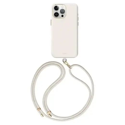 UNIQ etui Coehl Creme iPhone 15 Pro 6.1" Magnetic Charging kość słoniowa|ivory