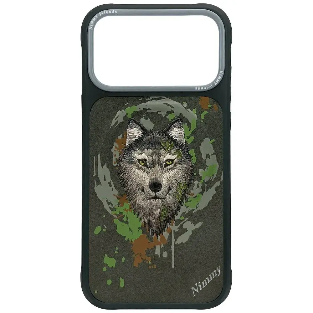 Nimmy Wilk MagSafe case for iPhone 17 Pro, dark gray