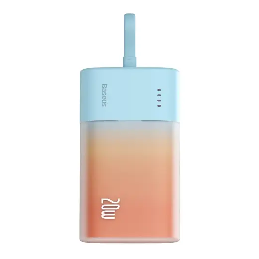 Baseus Popsicle PPKDC05I ārējais akumulators (powerbank) | 5200 mAh | 20W | USB-C, Lightning | zils