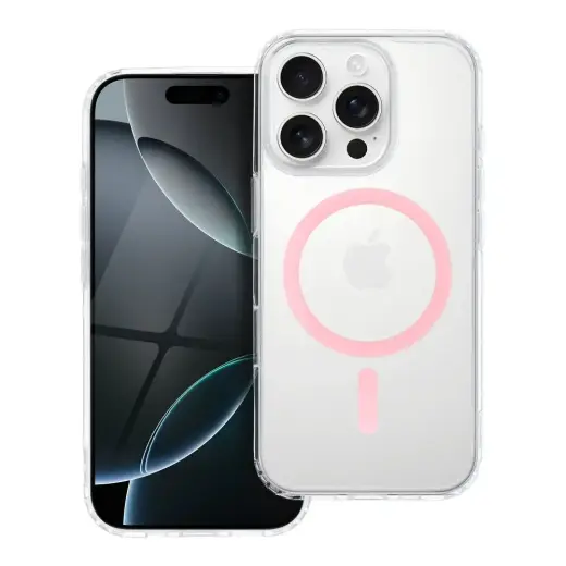 Case for iPhone 12 MINI Drop Glue Colorful Ring Mag Cover compatible with MagSafe pink