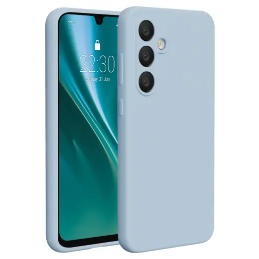 Etteri Silicone Mag case for Samsung Galaxy A57 5G light blue